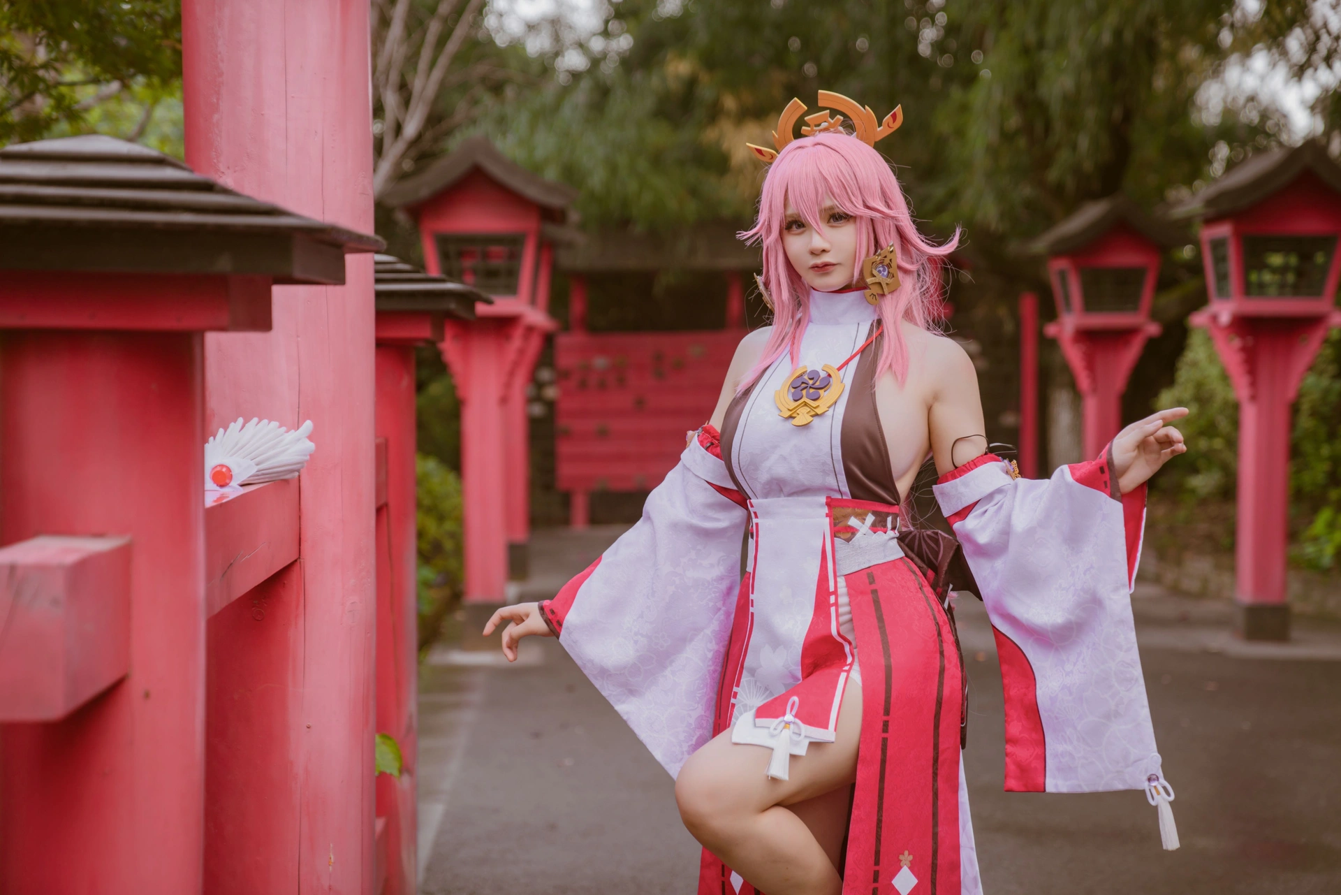 前羽rr - NO.13 八重神子Cosplay集 3