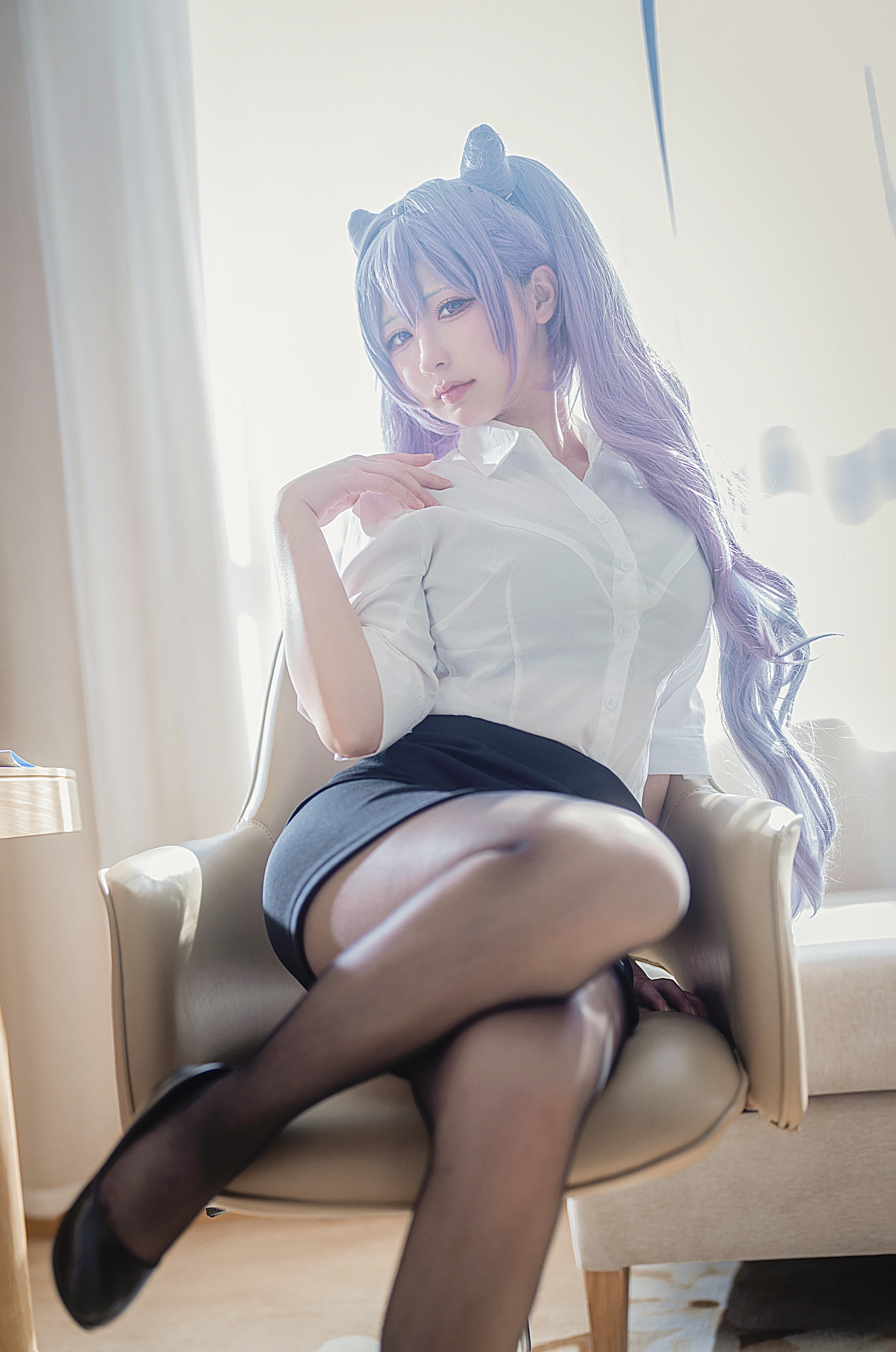 樱梨梨Eriri - NO.04 刻晴秘书 3